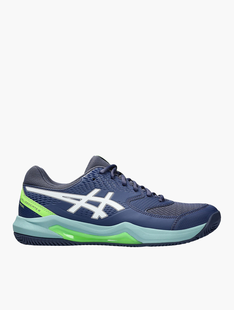 ayumu MyRunway | Shop Asics Thunder Blu & Whitegel-Dedicate 8 Padel